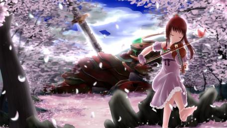 Melodic Blossom Serenade wallpaper