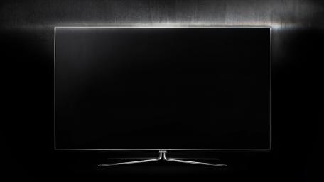 Sleek Modern 4K Television Wallpaper wallpaper