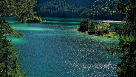 Eibsee wallpaper