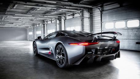 Jaguar C-X75 Futuristic Design in Motion wallpaper