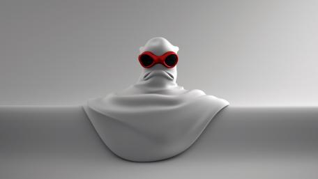 Ghostly Giggles in Shades wallpaper