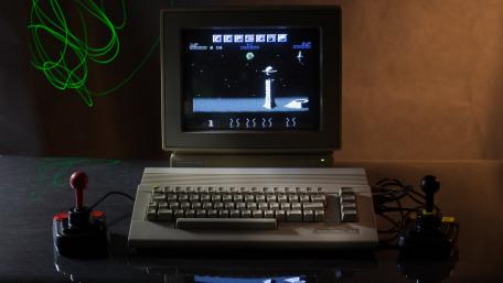 Retro Gaming Nostalgia An Ode to Commodore 64 wallpaper