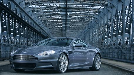 Sleek Aston Martin DBS on a Stunning Bridge wallpaper