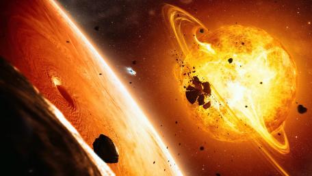 Inferno Planet wallpaper