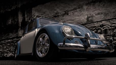 Classic Volkswagen Beetle in Stunning Detail wallpaper