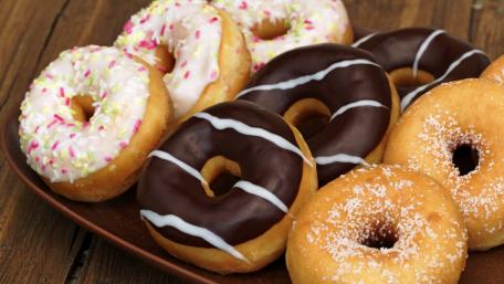 Delicious Doughnuts Await You wallpaper