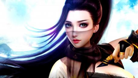 Mystic Warrior in the Sky wallpaper