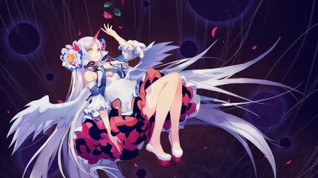 Ethereal Melody in the Cosmos wallpaper