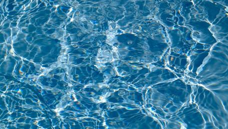 Tranquil Blue Water Waves wallpaper