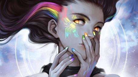 Mystical Technicolor Vision wallpaper