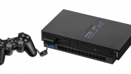 Classic PlayStation 2 Console Wallpaper wallpaper