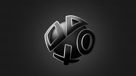 Elegant Monochrome PlayStation Design wallpaper