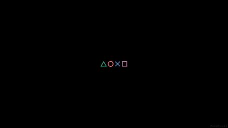 PlayStation Symbols Minimalist Vibe wallpaper
