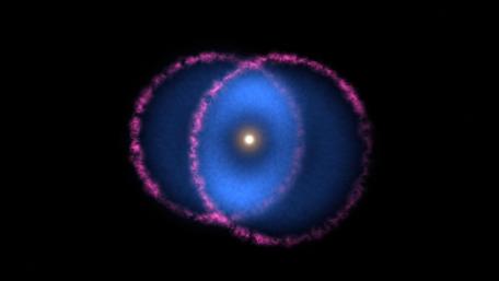 NASA-Geometry of the Blue Ring Nebula wallpaper