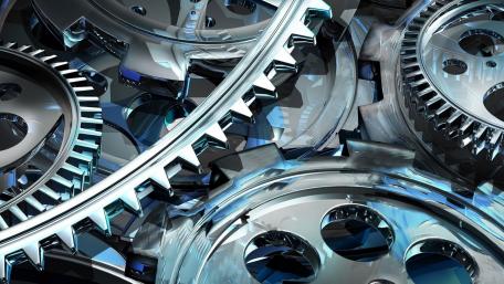 Intricate Gears in Motion wallpaper