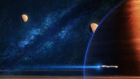Spaceship wallpaper