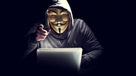 Mysterious Hacker in the Shadows wallpaper