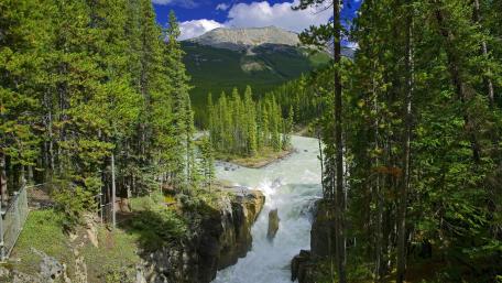 Sunwapta Falls wallpaper