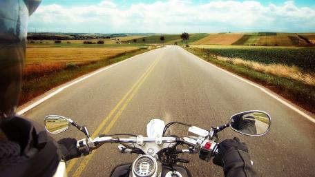 Endless Journey on Two Wheels wallpaper