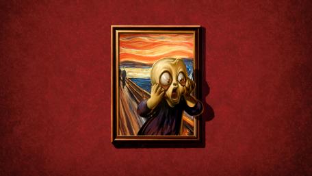 The Scream wallpaper