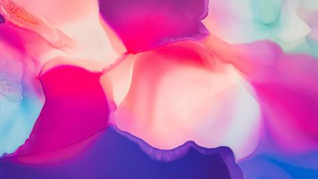 Vibrant Fluid Art in Pink Hues wallpaper
