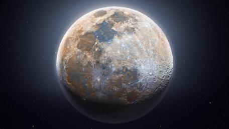 Lunar Beauty in High-Resolution Elegance wallpaper