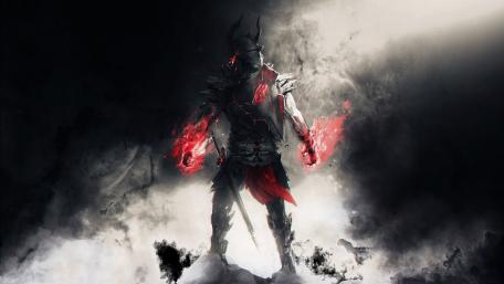Dark Knight of the Inferno Realm wallpaper