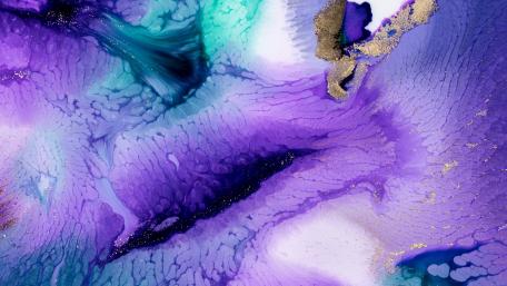 Vibrant Fluid Art in Purple Tones wallpaper