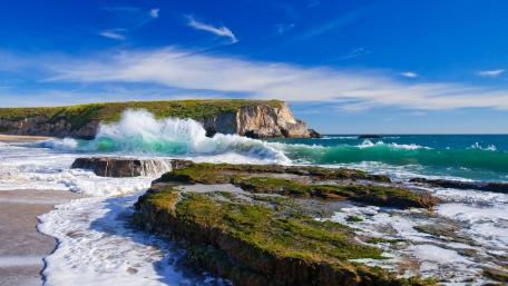 Bonny Doon Beach wallpaper