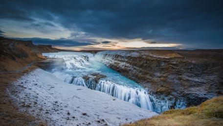 Gullfoss Falls wallpaper