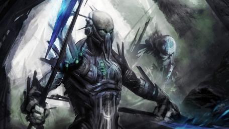Cyborg Guardians of the Future wallpaper