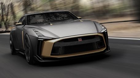 Nissan GT-R50 Speed and Elegance in Motion wallpaper