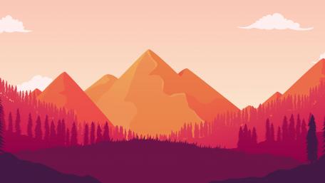 Vector Mountains wallpaper