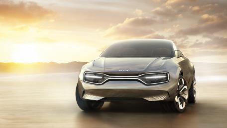 Futuristic Kia Electric Concept Car Wallpaper wallpaper