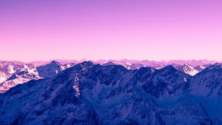 Dreamy Purple Mountain Landscape wallpaper