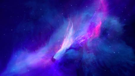 Vibrant Cosmic Nebula in Deep Space wallpaper