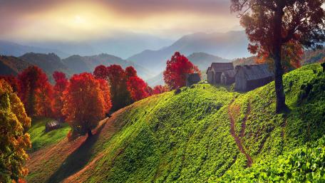 Ukrainian Carpathians wallpaper