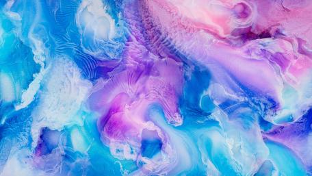 Swirling Dreams of Ink and Color wallpaper