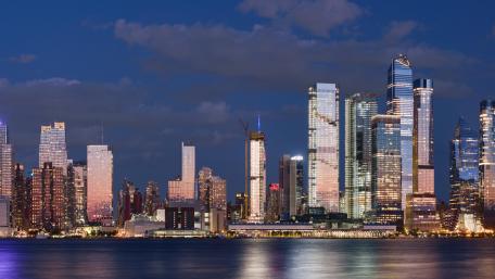 Hudson Yards Skyline at Night wallpaper