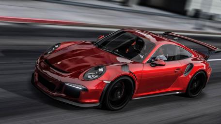 Porsche 911 GT3 R in Action wallpaper