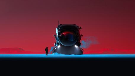 Futuristic Exploration Adventure wallpaper