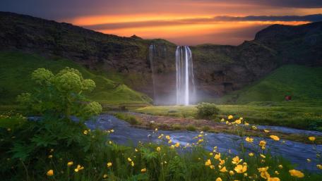 Seljalandsfoss waterafall wallpaper