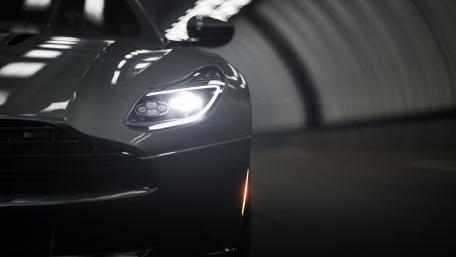 Aston Martin Headlamp in Stunning Detail wallpaper