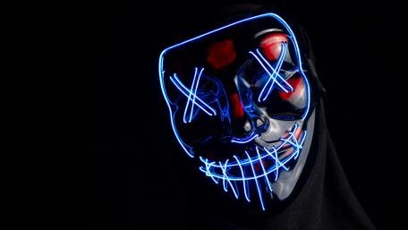 Neon Night Laughs wallpaper