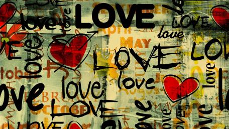 Love  paint wallpaper