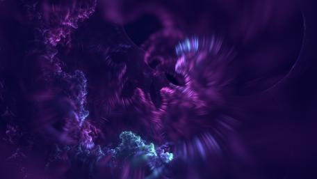 Mystical Purple Swirls in Abstract Art wallpaper