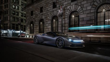 Pininfarina Battista time lapse photography wallpaper
