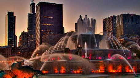Buckingham Fountain (Chicago) wallpaper