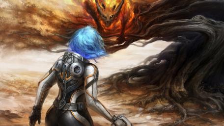 Epic Encounter in a Mystic Realm wallpaper