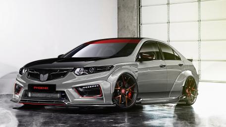 Sleek Honda JDM Masterpiece Inspired by Phoenix Design wallpaper